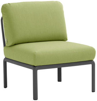 Nardi Komodo Elemento Centrale Sessel ohne Armlehnen 79x88x78cm antracite/avocadosunbrella