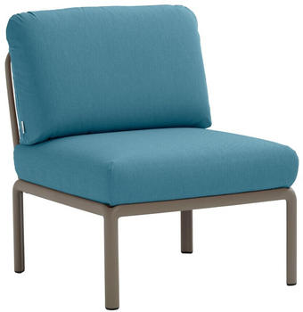 Nardi Komodo Elemento Centrale Sessel ohne Armlehnen 79x88x78cm tortora/adriaticsunbrella