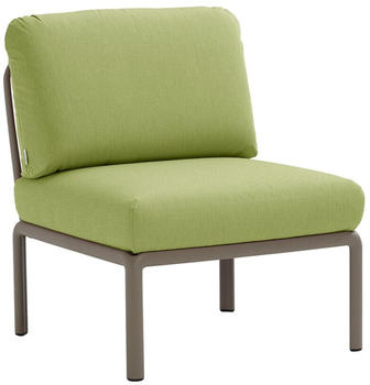 Nardi Komodo Elemento Centrale Sessel ohne Armlehnen 79x88x78cm tortora/avocadosunbrella