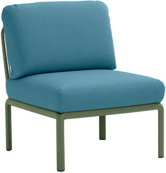 Nardi Komodo Elemento Centrale Sessel ohne Armlehnen 79x88x78cm agave/adriaticsunbrella