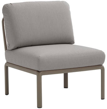Nardi Komodo Elemento Centrale Sessel ohne Armlehnen 79x88x78cm tortora/grigiokomodo