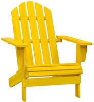 vidaXL Adirondack-Gartenstuhl Massivholz Tanne Gelb