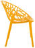 CLP Hope Stapelbarer Gartenstuhl 2er-Set orange