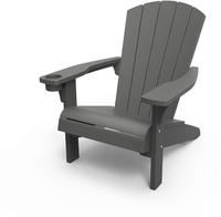 Alpine Adirondack Gartenstuhl - 81x80x96,5cm - Anthrazit - Keter
