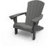 Keter Alpine Adirondack Gartenstuhl Kunststoff grau (250464)