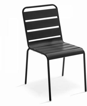 Oviala Palavas Gartenstuhl Stahl grau