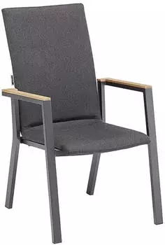 Kettler Rasmus Stapelsessel Aluminium/Sunbrella Dunkelgrau (0106506-7010)