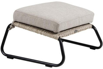 Brafab Fußhocker MIDWAY schwarz / beige / sand (4037-8-21-02)
