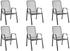 MFG Mec Stor Gartenstuhl 6er Set Metall