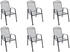 MFG Zingst Gartenstuhl 6er Set Metall