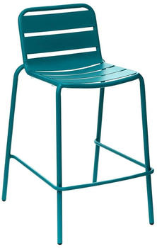 Hespéride Bar chair stackable Phuket Blue