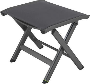 MWH Kedline Gartenhocker klappbar 50x44 cm Aluminium/Textil anthrazit