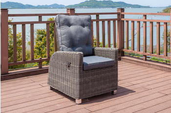 Outflexx Diningsessel Polyrattan 74x83x110cm grau (18911)