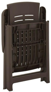 vidaXL 2 plastic reclining garden chairs