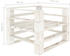 vidaXL Outdoor Sessel Paletten Holz weiß (49332)