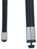 Juskys Yoro Gartenstuhl 4er Set mit Armlehnen Rattan schwarz
