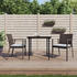 vidaXL Gartenstuhl mit Kissen 2er Set 56,5x57x83 cm Polyrattan braun (364095)