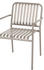 ebuy24 Stella Gartenstuhl 2er Set grau