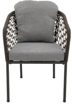 OUTLIV. Mali Diningsessel Aluminium/Rope Dunkelgrau (VP-9117)