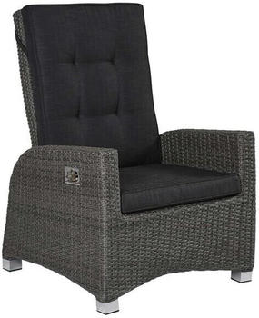 LC Home Barcelona Gartensessel Geflecht/Polyester Dunkelgrau (148374)