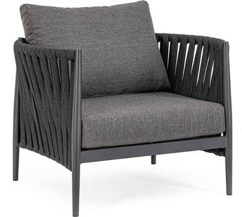 Bizzotto Jacinta Gartensessel Aluminium Alu anthrazit (663488)