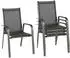 Acamp Stapelsessel Urban 4er-Set anthrazit carbon