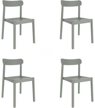 Garbar Elba Chair (4 pcs) greenish grey