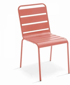 Oviala Palavas Gartenstuhl Stahl tonfarbe