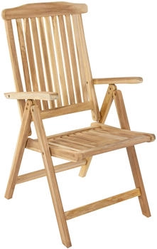 sam Teakholz Gartenstuhl Klappsessel Hochlehner ARUBA Teak
