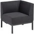 Kettler Pure City-Line Eck-/Endmodul Aluminium/Sunbrella Dunkelgrau (0107038-7000)