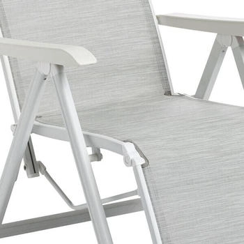 Kettler Basic Plus Relaxsessel wieß matt/hellgrau (0301216-5200)