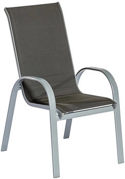 Merxx Amalfi di Lusso Stapelsessel 2er set anthrazit