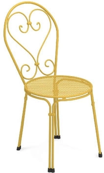 E-MU PIGALLE Stuhl 4er Set 85x45x54cm curry-gelb