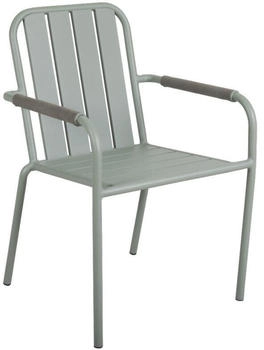 Brafab Innes Gartenstuhl mit Armlehne Alu hellgrau (4661-32)