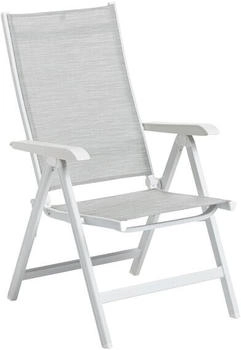 Kettler Basic Plus Klappsessel Aluminium/Outdoorgewebe Hellgrau