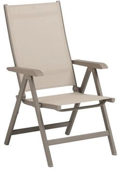 Kettler Basic Plus Klappsessel Aluminium/Outdoorgewebe Taupe