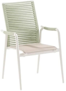 Niehoff Silla Stapelsessel Aluminium/Textilene/Rope Gr&uuml;n
