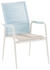 blau: Niehoff Silla Stapelsessel Aluminium/Textilene/Rope
