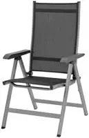 Kettler Basic Plus Klappsessel - silber / anthrazit