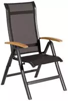 Hartman Alice Klappsessel Teak-Armlehne anthrazit