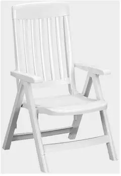Sieger Palma Klappsessel weiss (Typ 740-W)