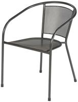Merxx Delos Bistrosessel Set 2tlg., 2 Bistrosessel, Aluminium, Graphit