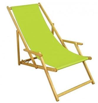 Erst-Holz Klappliege pistazie