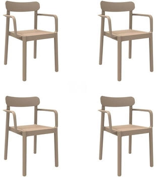 Garbar Elba Armchair (4 pcs) sand