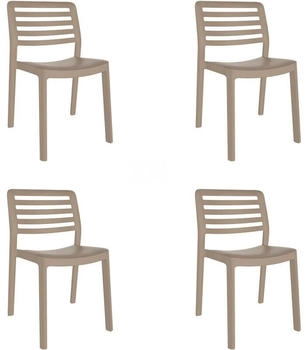 Garbar Wind Chair (4 pcs) sand