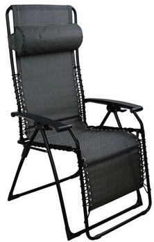 Sungörl Oasi Relaxliege Medici Aluminium/Textilene Schwarz