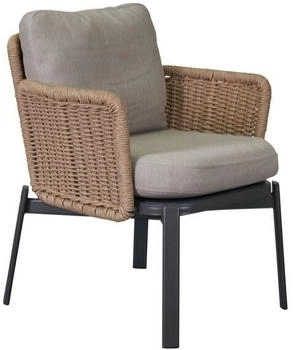 LC Home Bari Gartensessel Aluminium/Rope/Olefin Natur