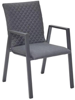 LC Home Galomo Stapelsessel Aluminium/Sunbrella Dunkelgrau