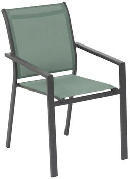 Hespéride Essentia Garden armchair olive green/graphite