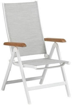 Kettler Granada Klappsessel Aluminium/Outdoorgewebe Hellgrau